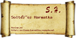 Soltész Harmatka névjegykártya